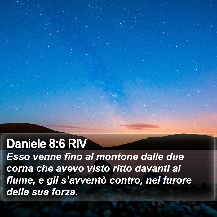 Daniele 8:6 RIV Bible Study