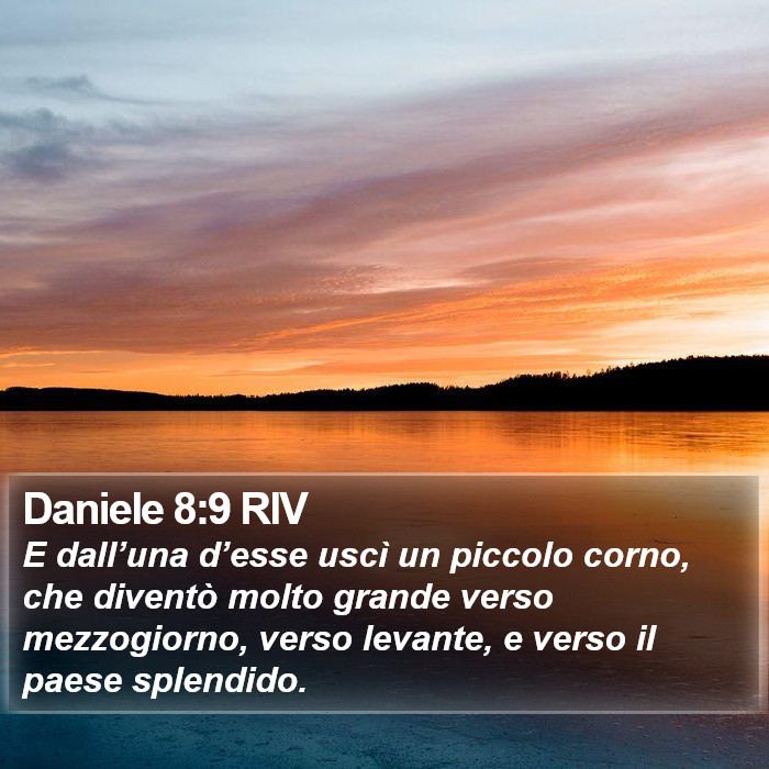 Daniele 8:9 RIV Bible Study
