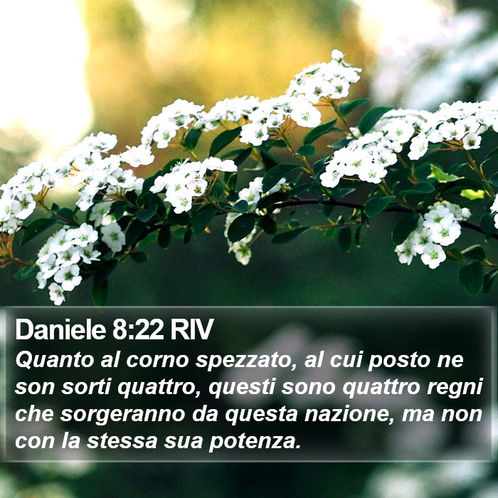 Daniele 8:22 RIV Bible Study