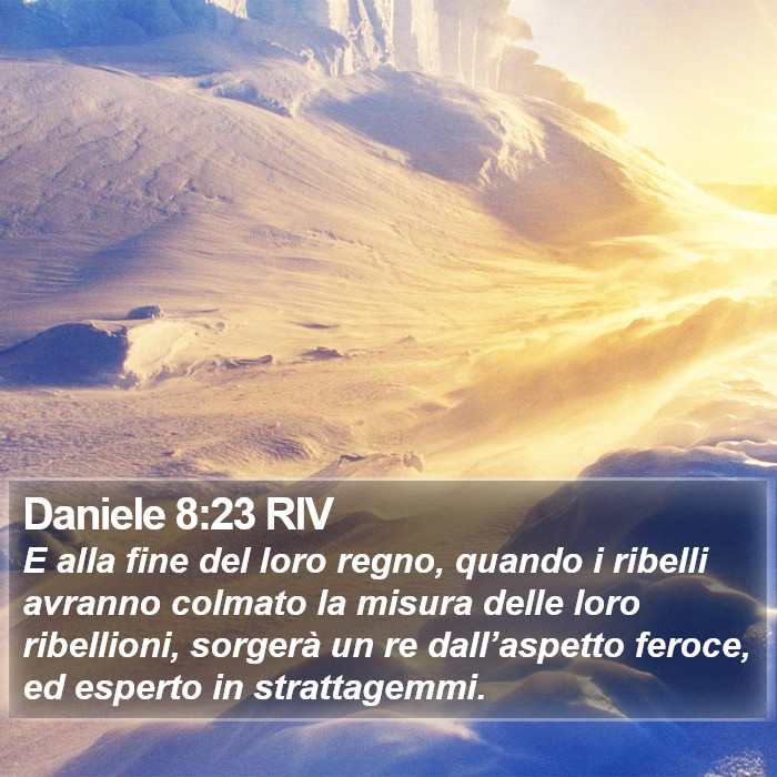 Daniele 8:23 RIV Bible Study