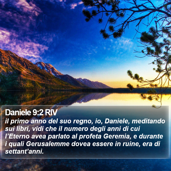 Daniele 9:2 RIV Bible Study