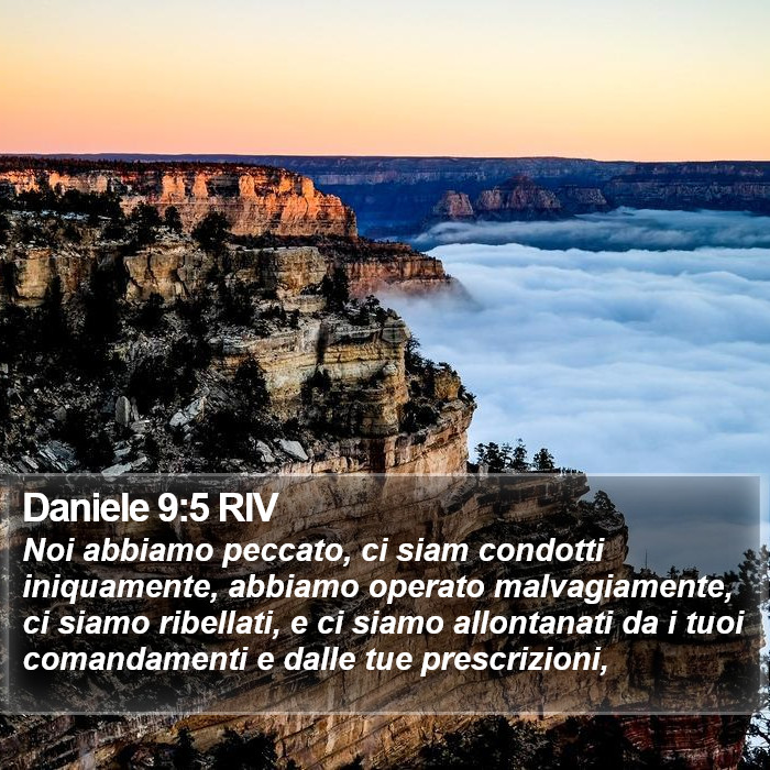 Daniele 9:5 RIV Bible Study