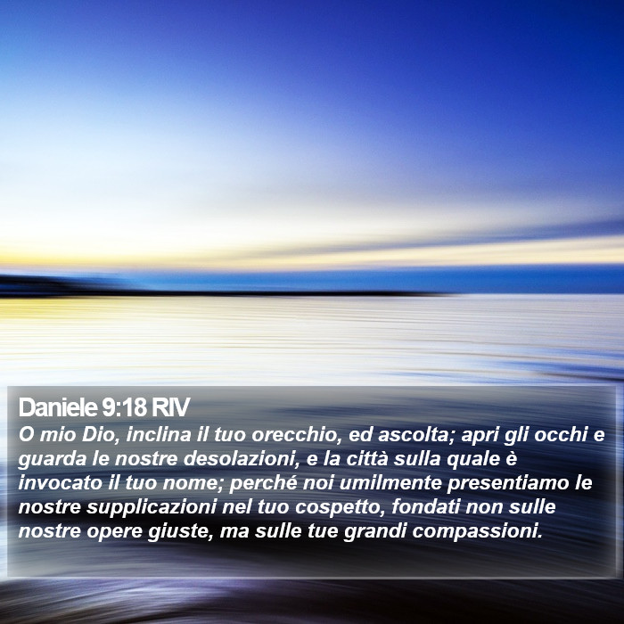 Daniele 9:18 RIV Bible Study