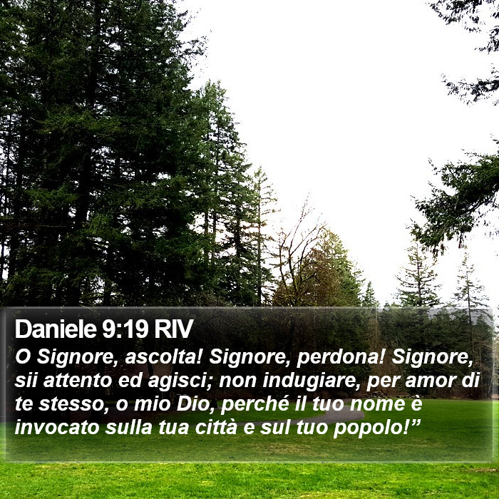 Daniele 9:19 RIV Bible Study