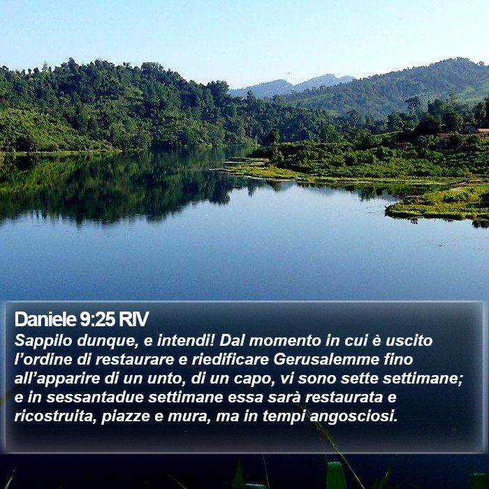 Daniele 9:25 RIV Bible Study