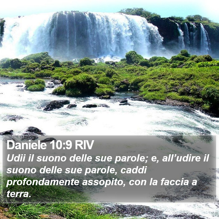 Daniele 10:9 RIV Bible Study