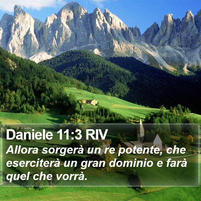 Daniele 11:3 RIV Bible Study