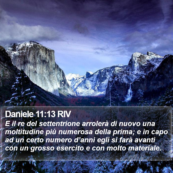 Daniele 11:13 RIV Bible Study