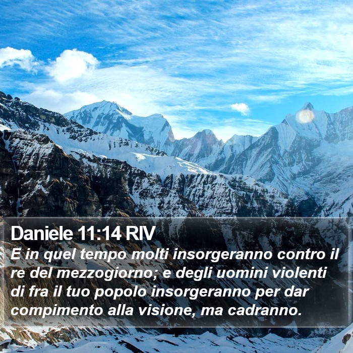 Daniele 11:14 RIV Bible Study