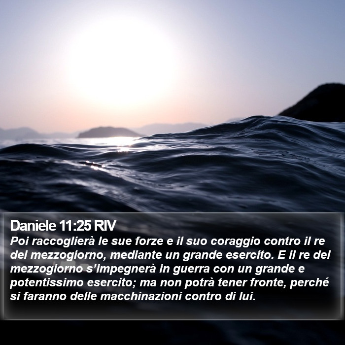 Daniele 11:25 RIV Bible Study
