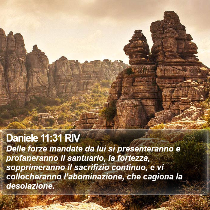 Daniele 11:31 RIV Bible Study