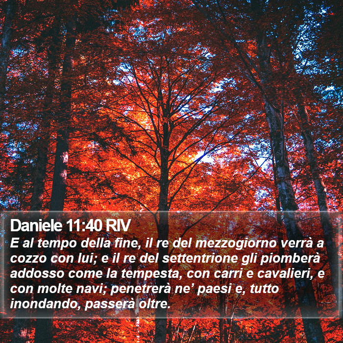 Daniele 11:40 RIV Bible Study