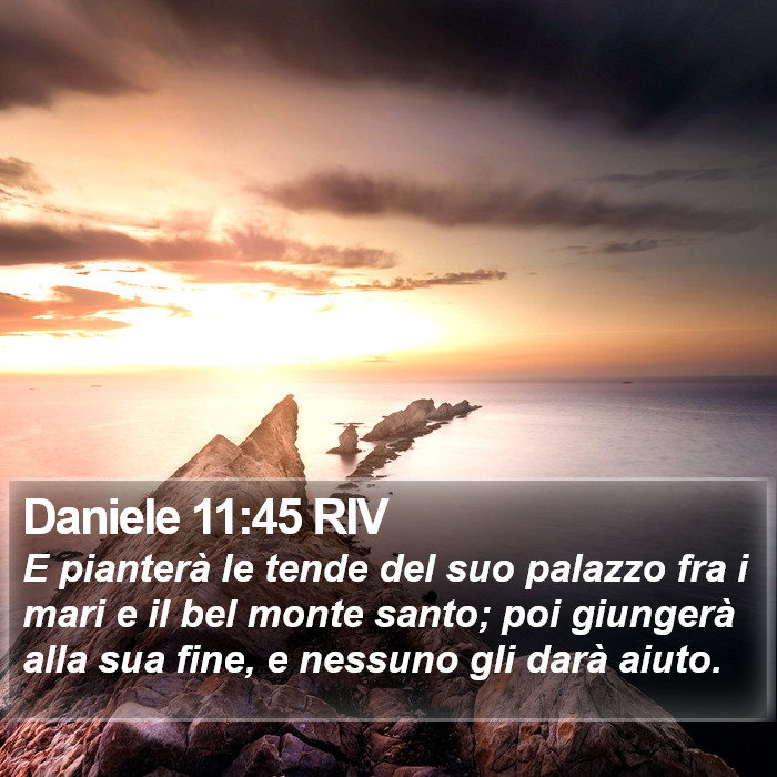 Daniele 11:45 RIV Bible Study