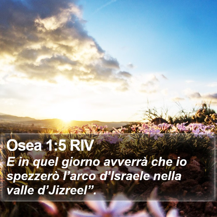 Osea 1:5 RIV Bible Study