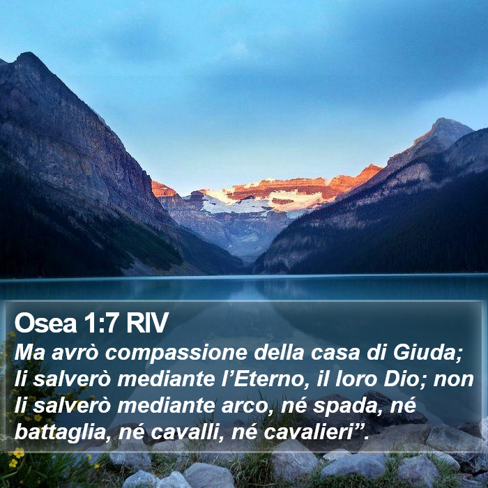 Osea 1:7 RIV Bible Study