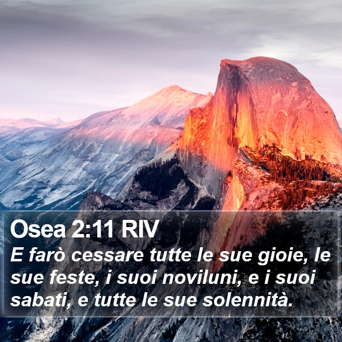 Osea 2:11 RIV Bible Study