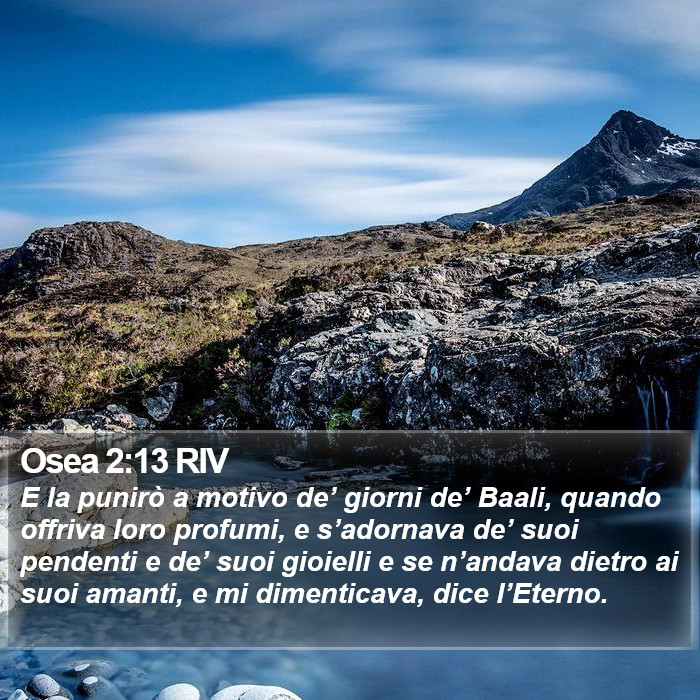 Osea 2:13 RIV Bible Study