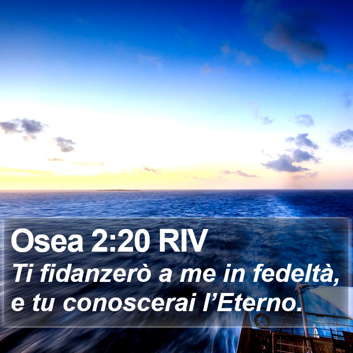Osea 2:20 RIV Bible Study