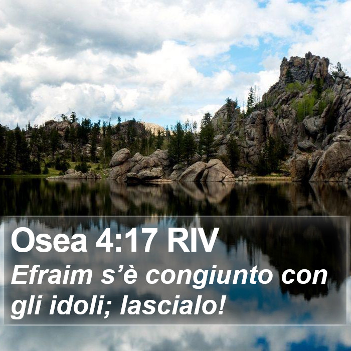 Osea 4:17 RIV Bible Study