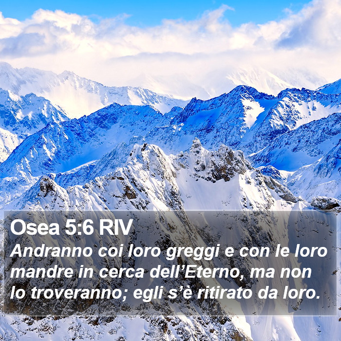 Osea 5:6 RIV Bible Study