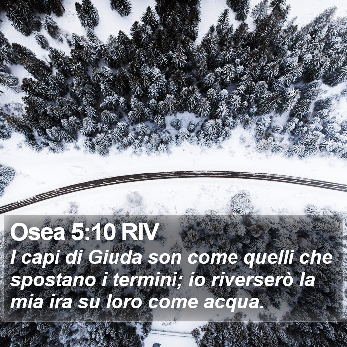 Osea 5:10 RIV Bible Study