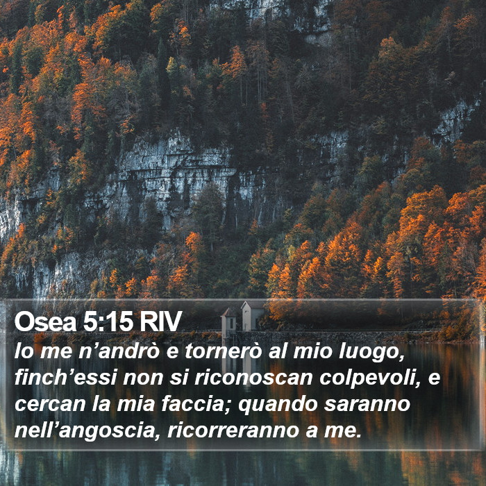 Osea 5:15 RIV Bible Study
