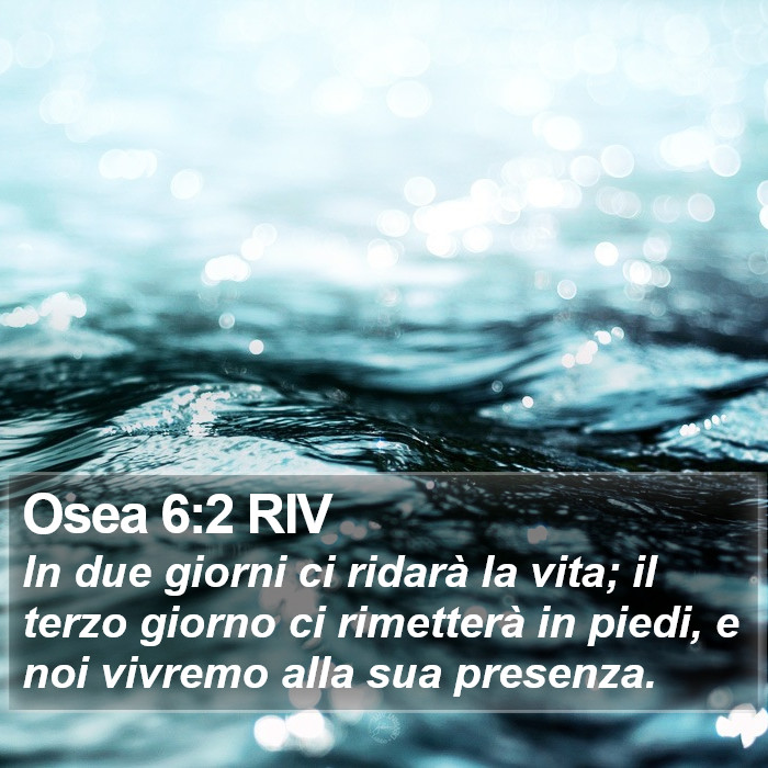 Osea 6:2 RIV Bible Study