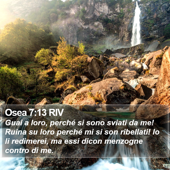 Osea 7:13 RIV Bible Study