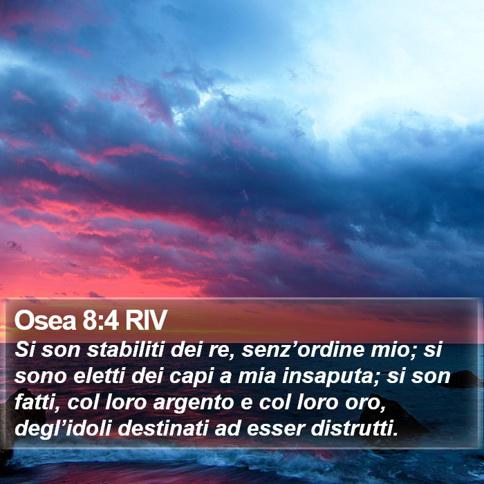 Osea 8:4 RIV Bible Study