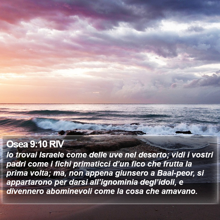 Osea 9:10 RIV Bible Study