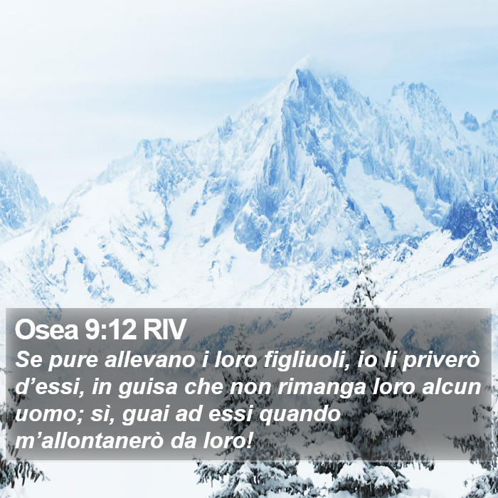 Osea 9:12 RIV Bible Study
