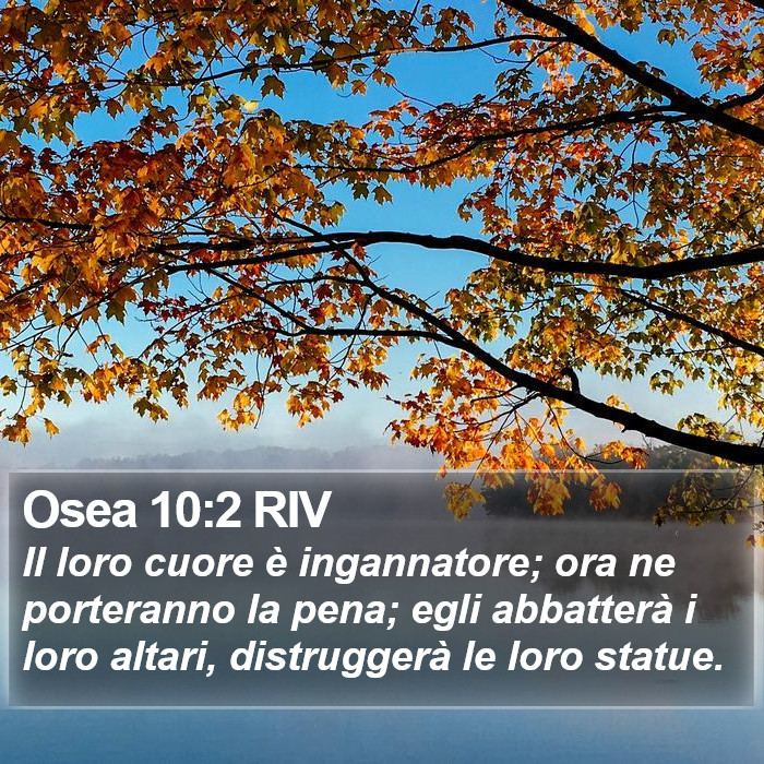 Osea 10:2 RIV Bible Study