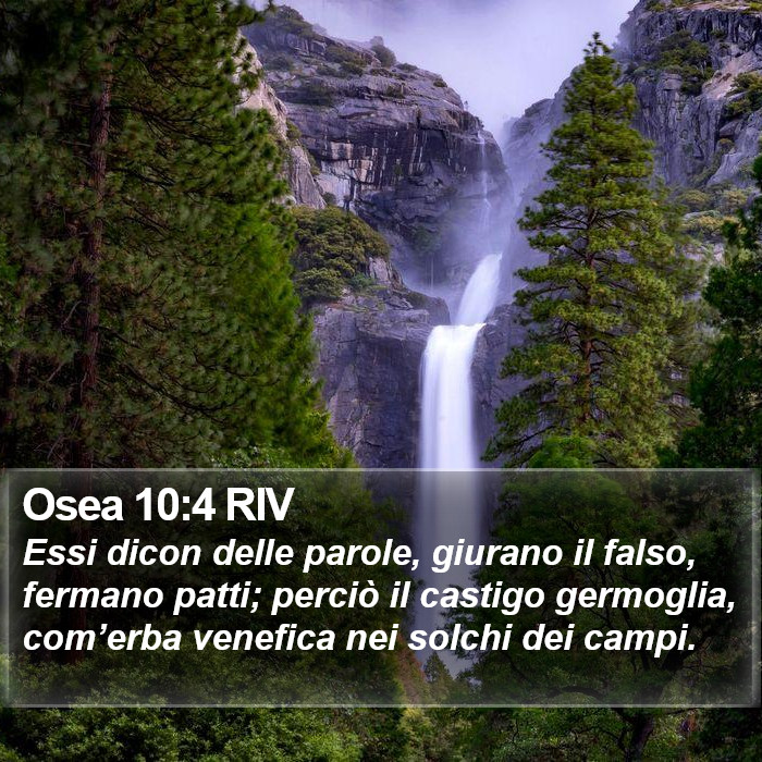 Osea 10:4 RIV Bible Study