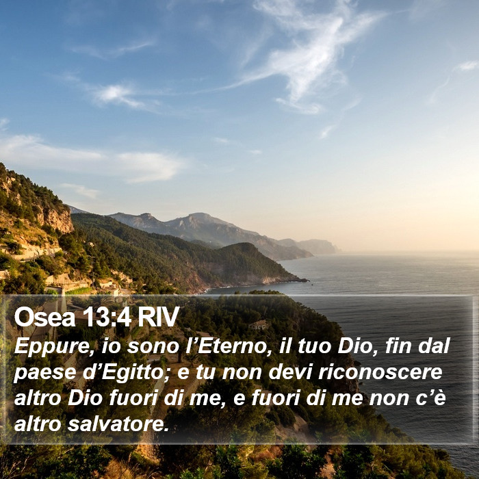 Osea 13:4 RIV Bible Study