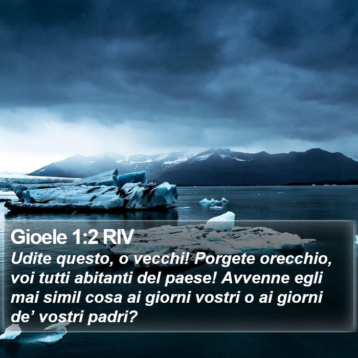 Gioele 1:2 RIV Bible Study