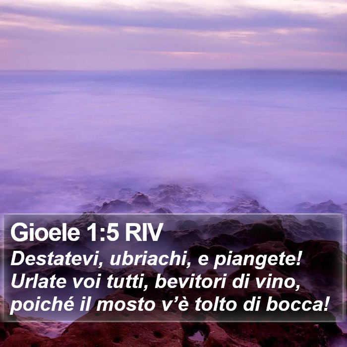 Gioele 1:5 RIV Bible Study