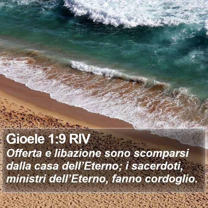 Gioele 1:9 RIV Bible Study