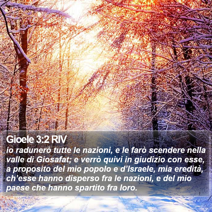 Gioele 3:2 RIV Bible Study