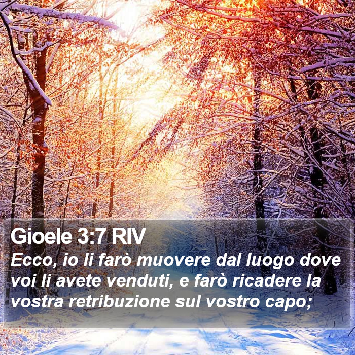 Gioele 3:7 RIV Bible Study