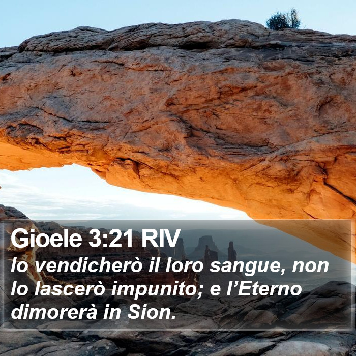 Gioele 3:21 RIV Bible Study