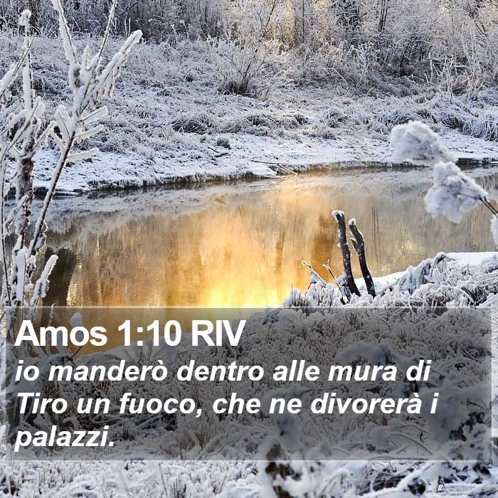 Amos 1:10 RIV Bible Study