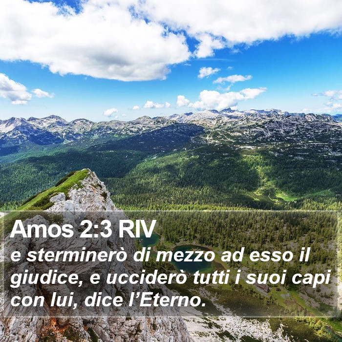 Amos 2:3 RIV Bible Study