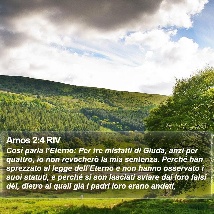 Amos 2:4 RIV Bible Study