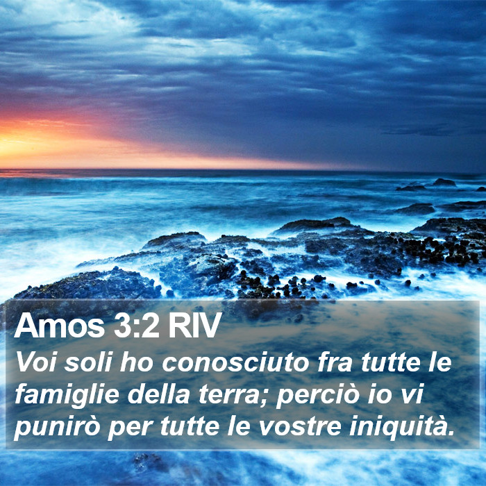 Amos 3:2 RIV Bible Study