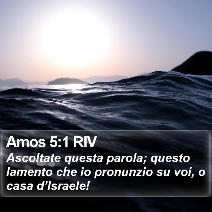 Amos 5:1 RIV Bible Study