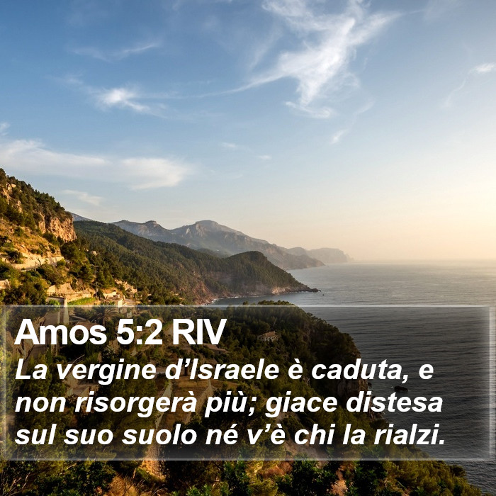 Amos 5:2 RIV Bible Study