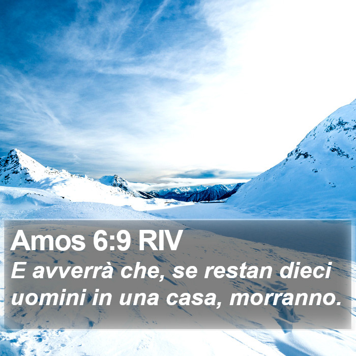 Amos 6:9 RIV Bible Study