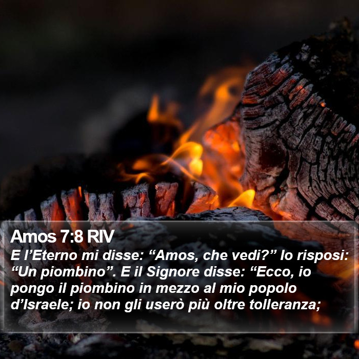 Amos 7:8 RIV Bible Study