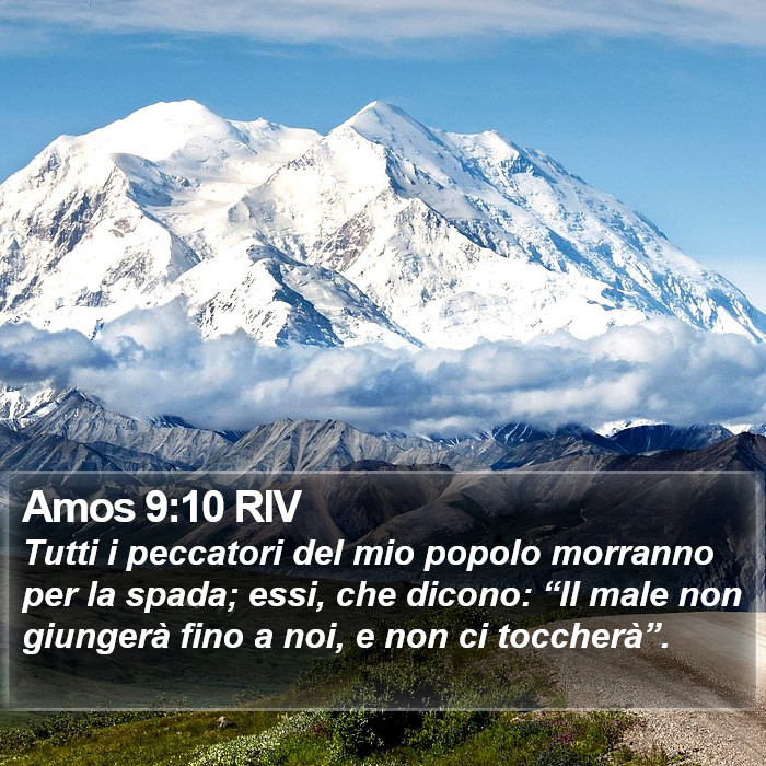 Amos 9:10 RIV Bible Study