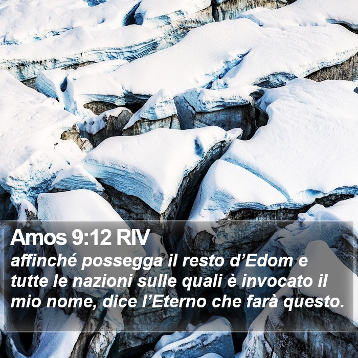 Amos 9:12 RIV Bible Study